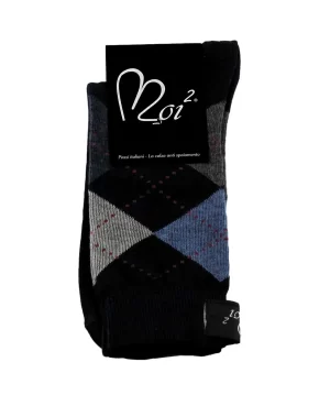 Calza Corta Venezia Cotone Blu1