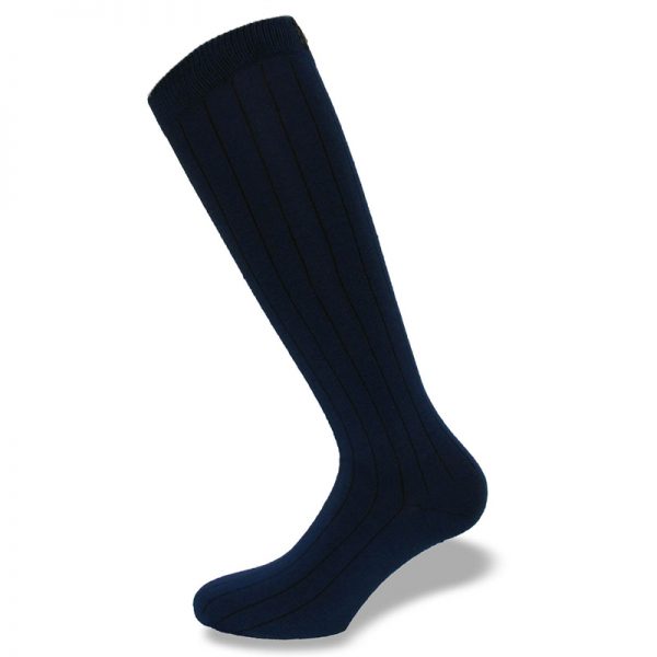 Milano gamba blu scuro lunga lato